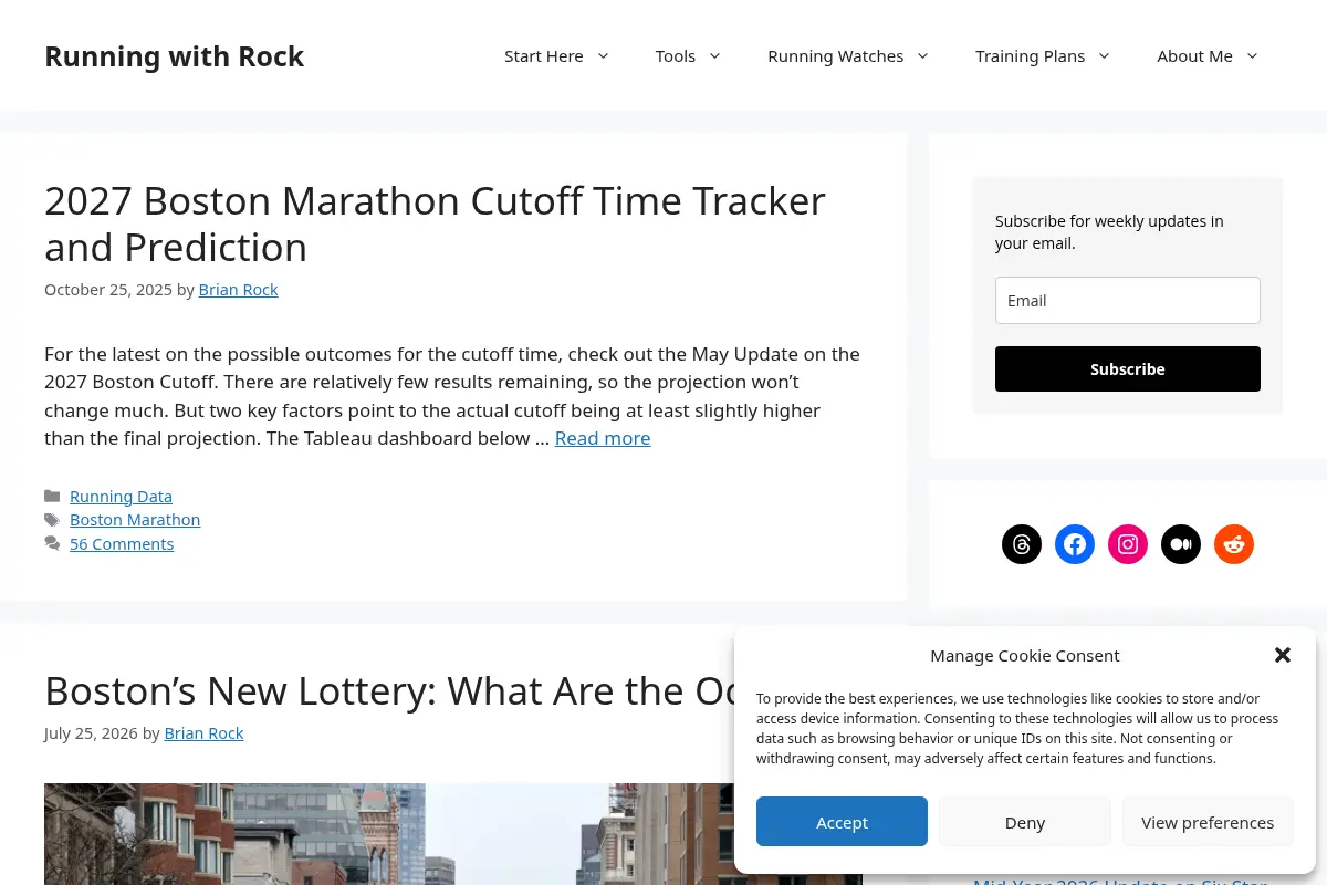 Running with Rock
