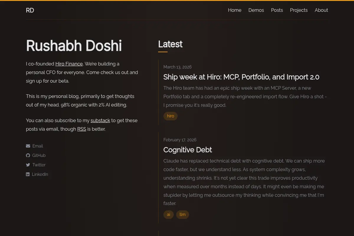 Rushabh Doshi