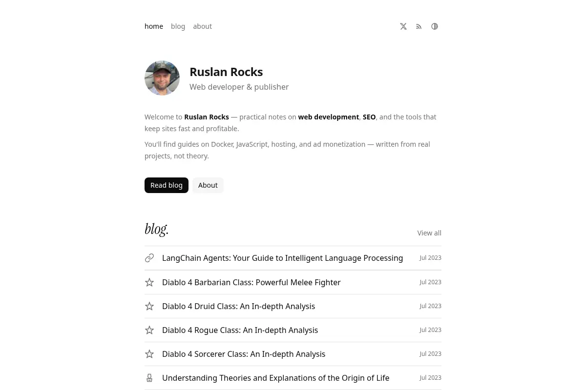 Ruslan Rocks — IT Blog & Web Development