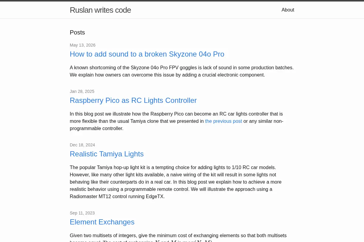 Ruslan writes code