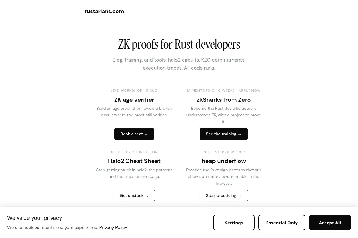 rustarians – home for rusting ppl