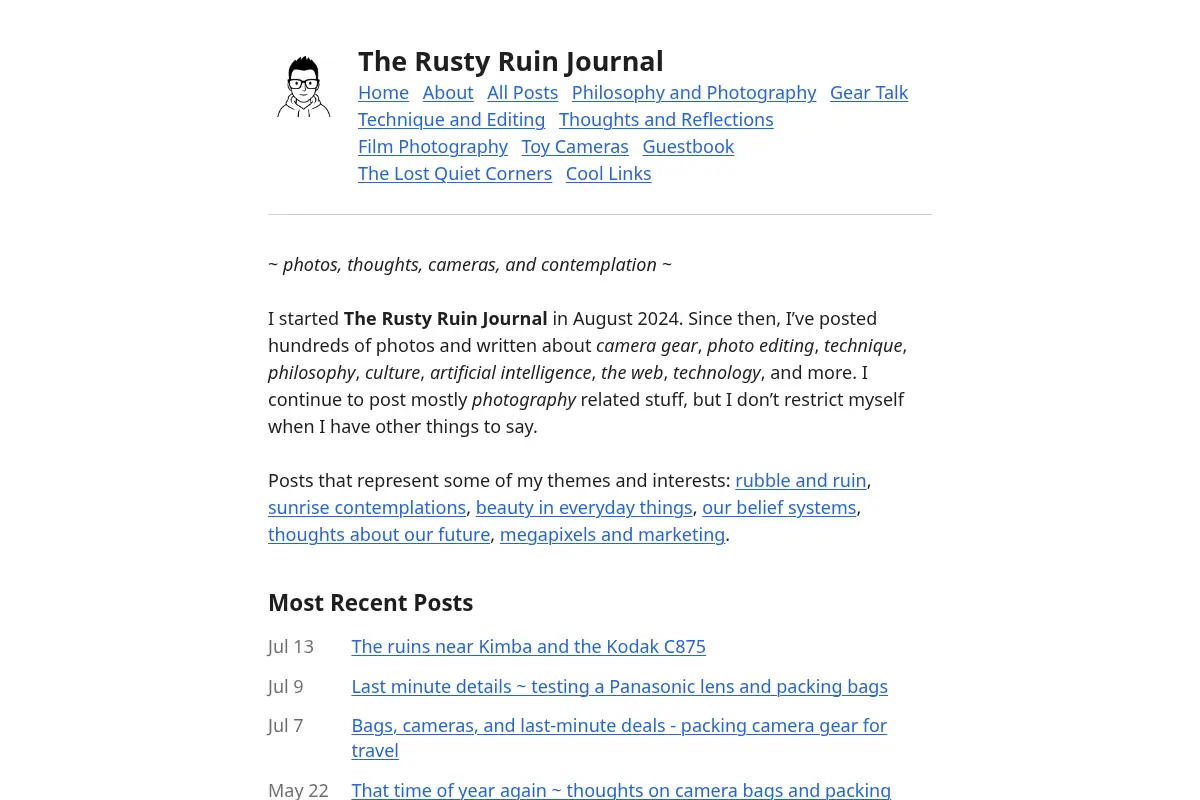 The Rusty Ruin Journal