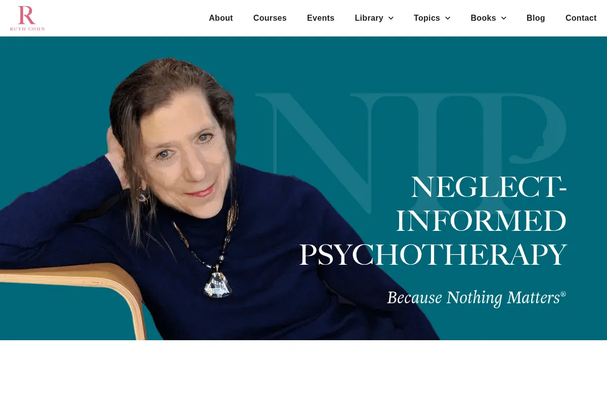 Hello, and welcome! - Ruth Cohn