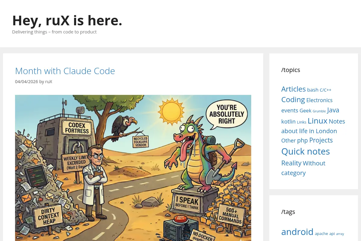 ruX's blog