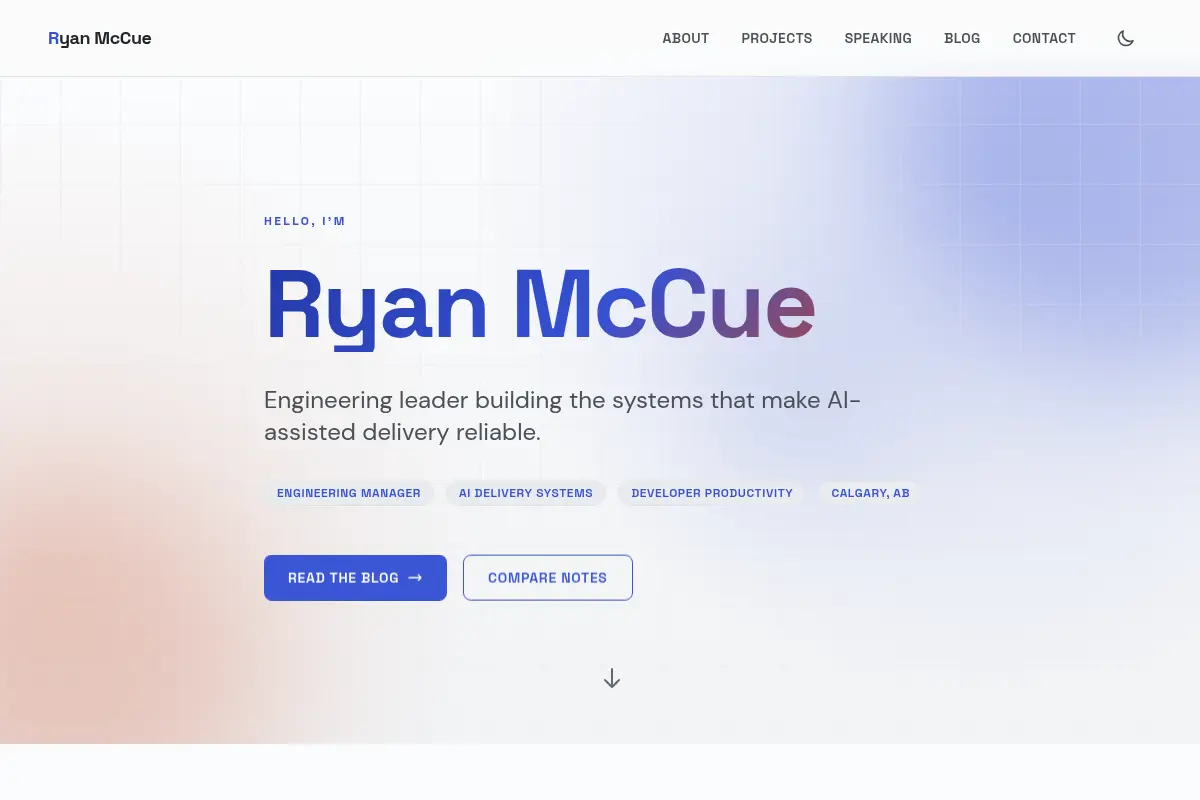 Ryan McCue - AI Delivery Systems & Engineering Leadership