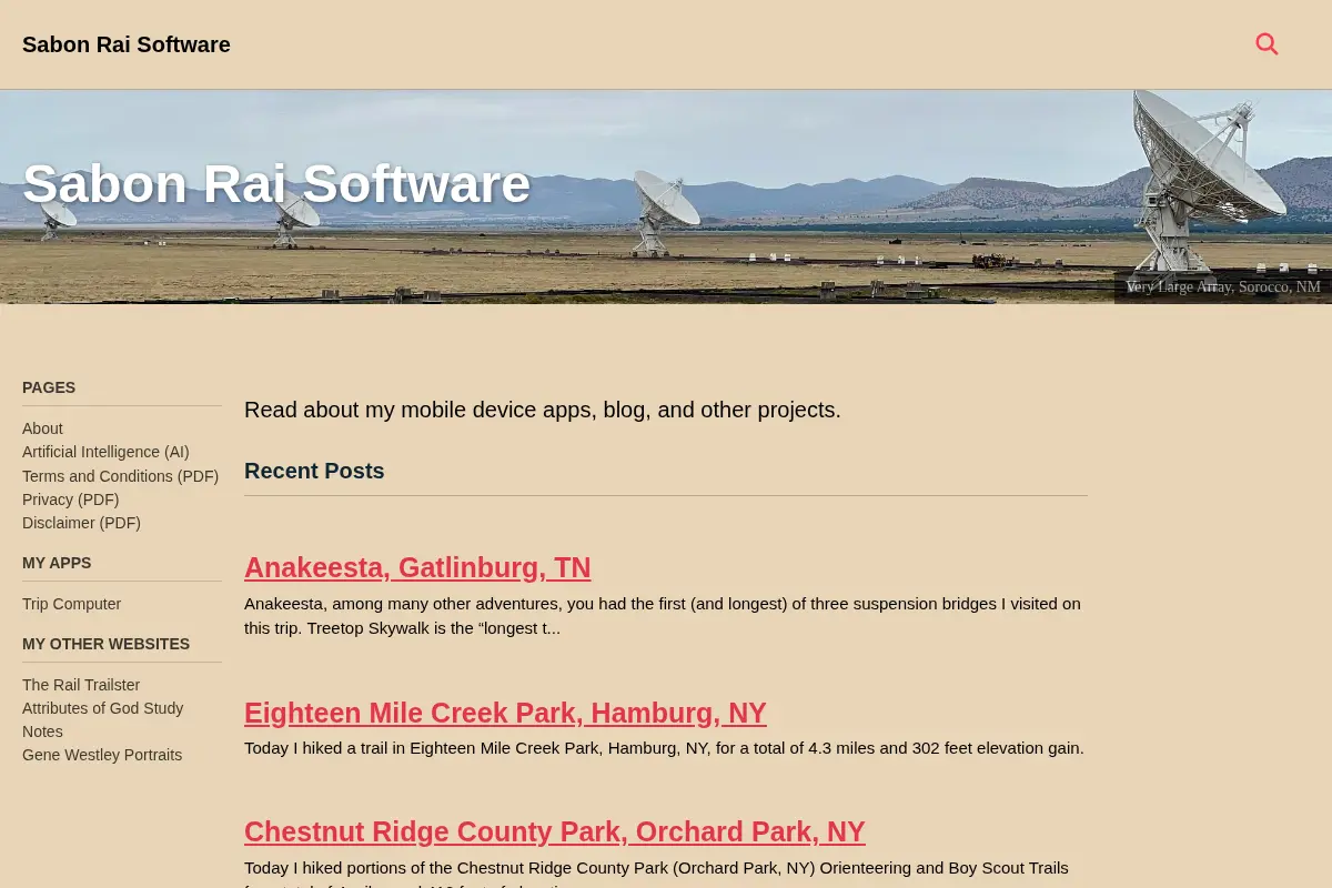 Sabon Rai Software