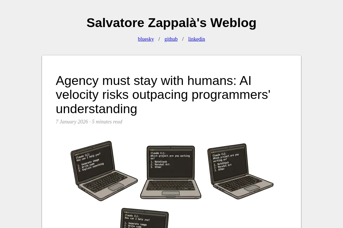 Salvatore Zappalà's Weblog