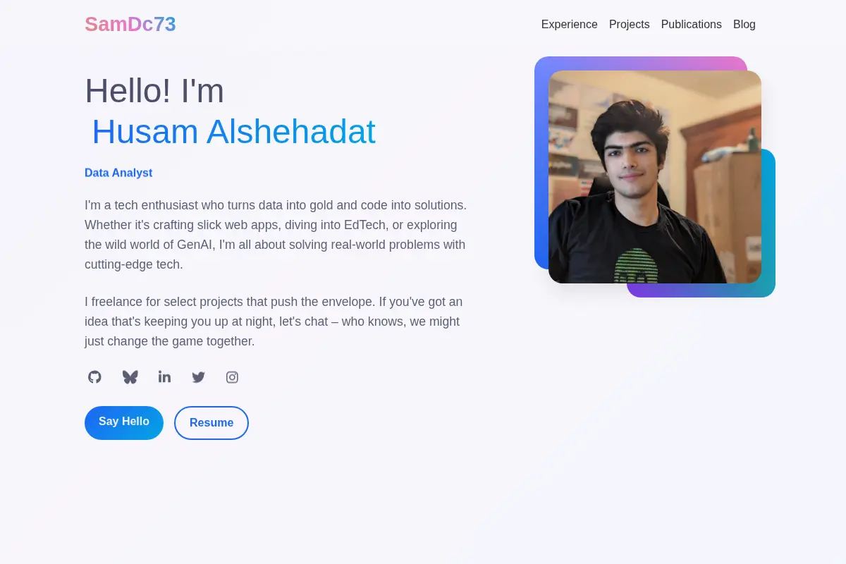 Husam Alshehadat | Data Analyst & AI Engineer in San Francisco
