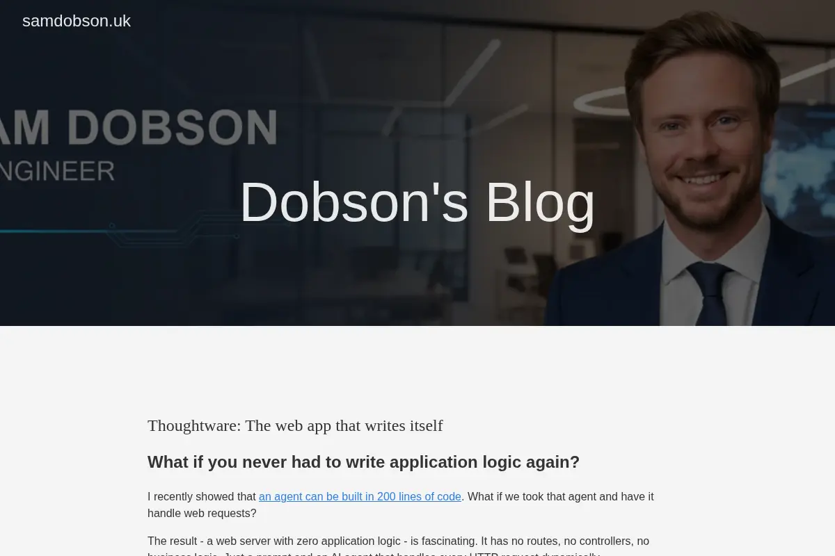 Dobson's Blog