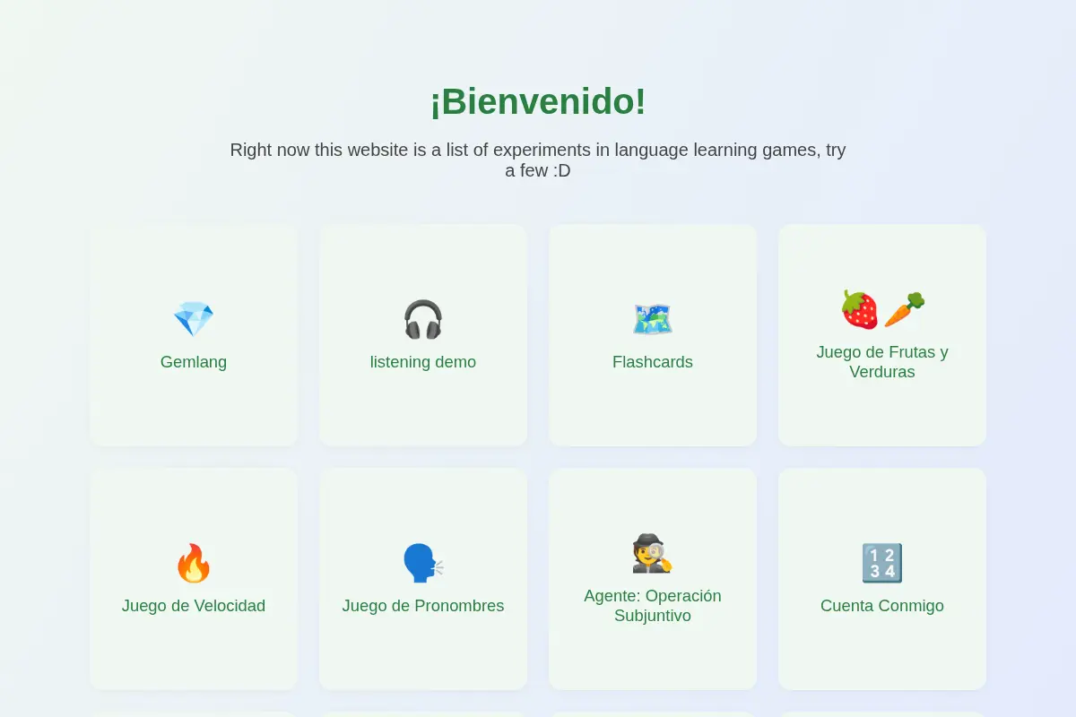 Language Games Portfolio