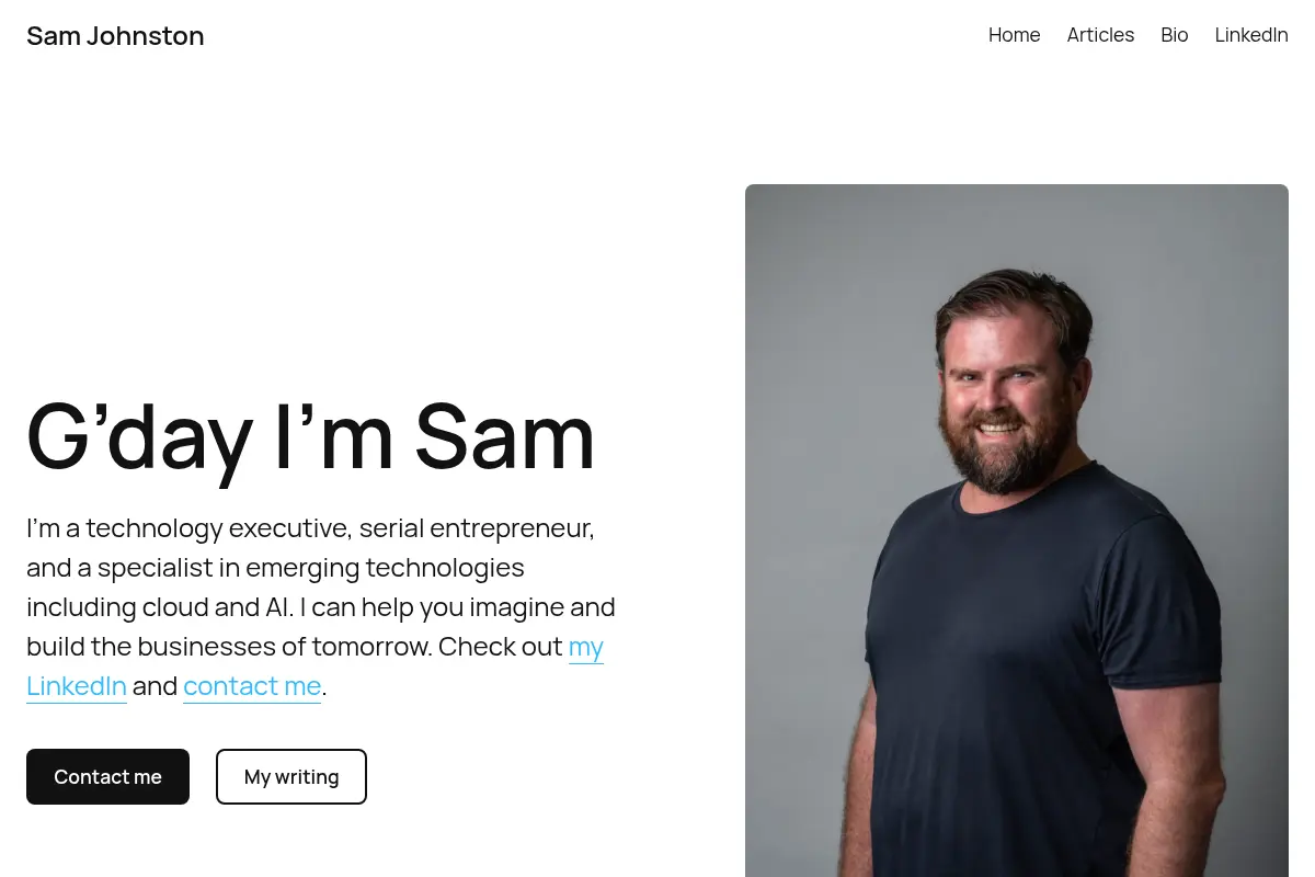 Sam Johnston - Tech executive & serial entrepreneur