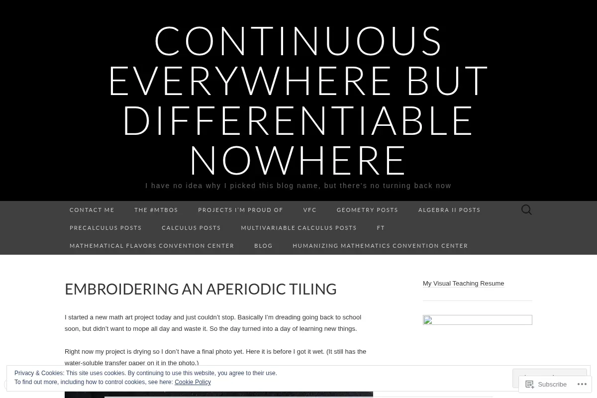 Continuous Everywhere but Differentiable Nowhere