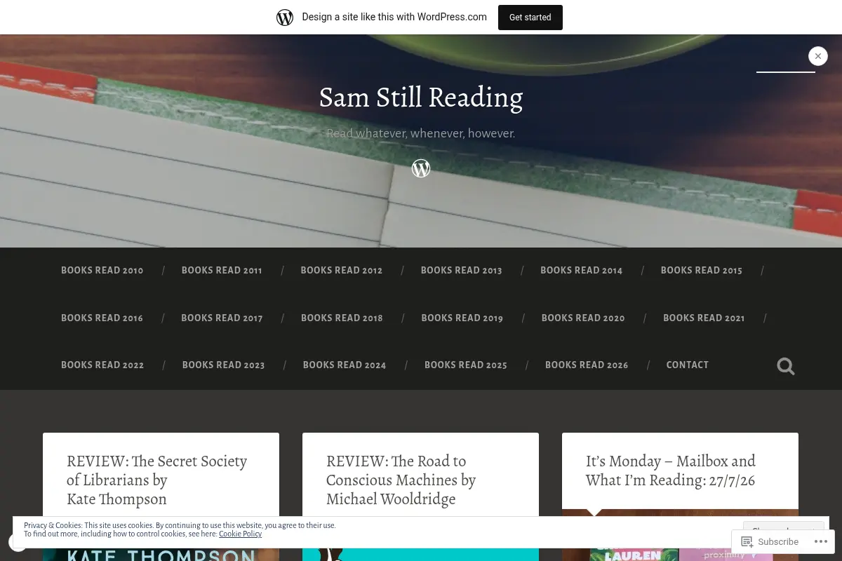 Sam Still Reading