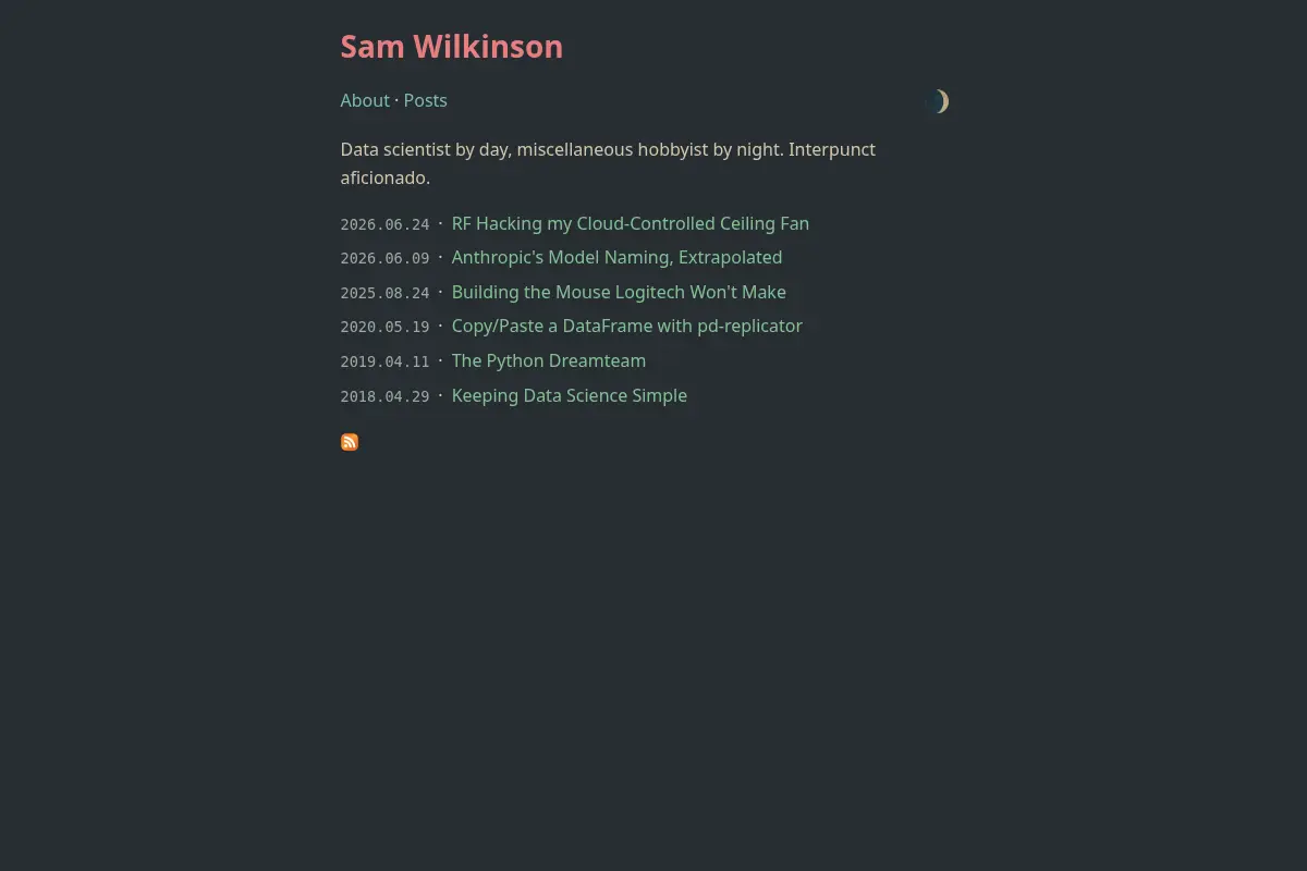 Sam Wilkinson