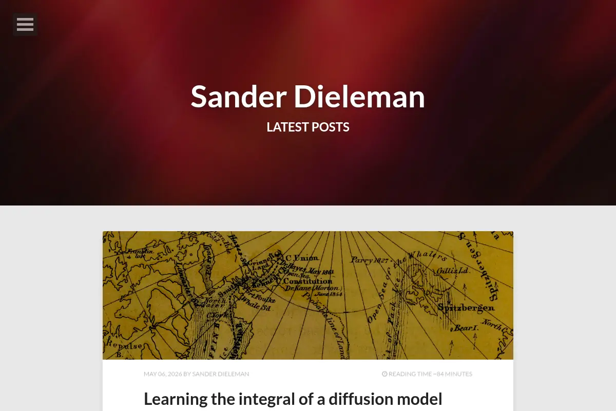 Sander Dieleman’s Blog