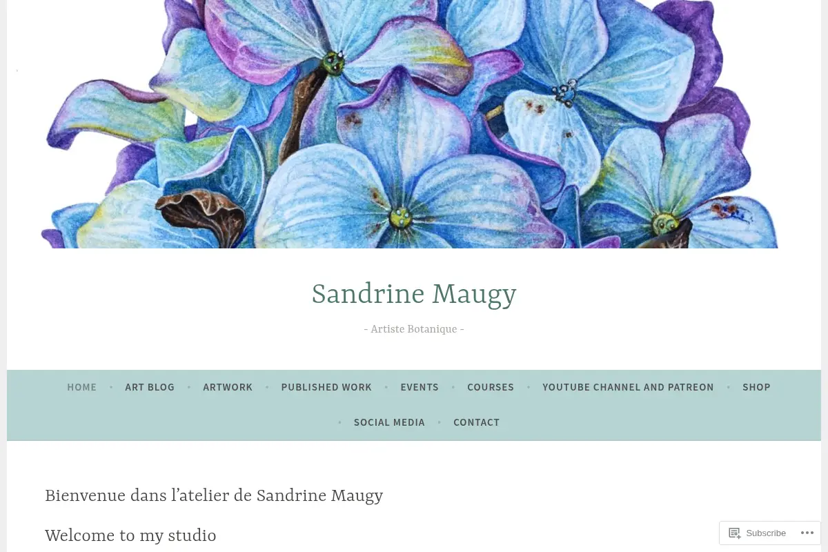 Sandrine Maugy – Artiste Botanique