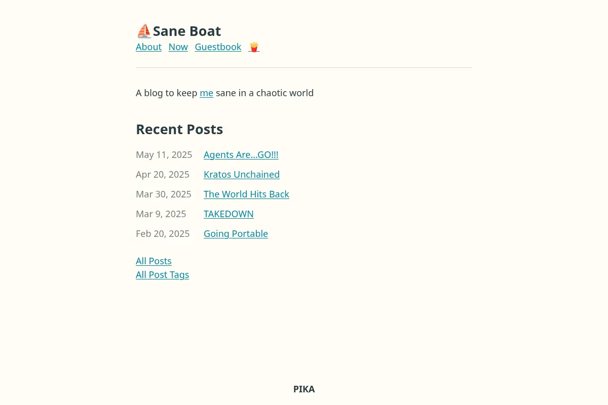Sane Boat