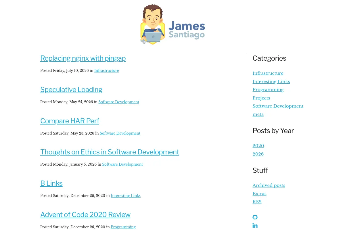 Santiago Development Blog