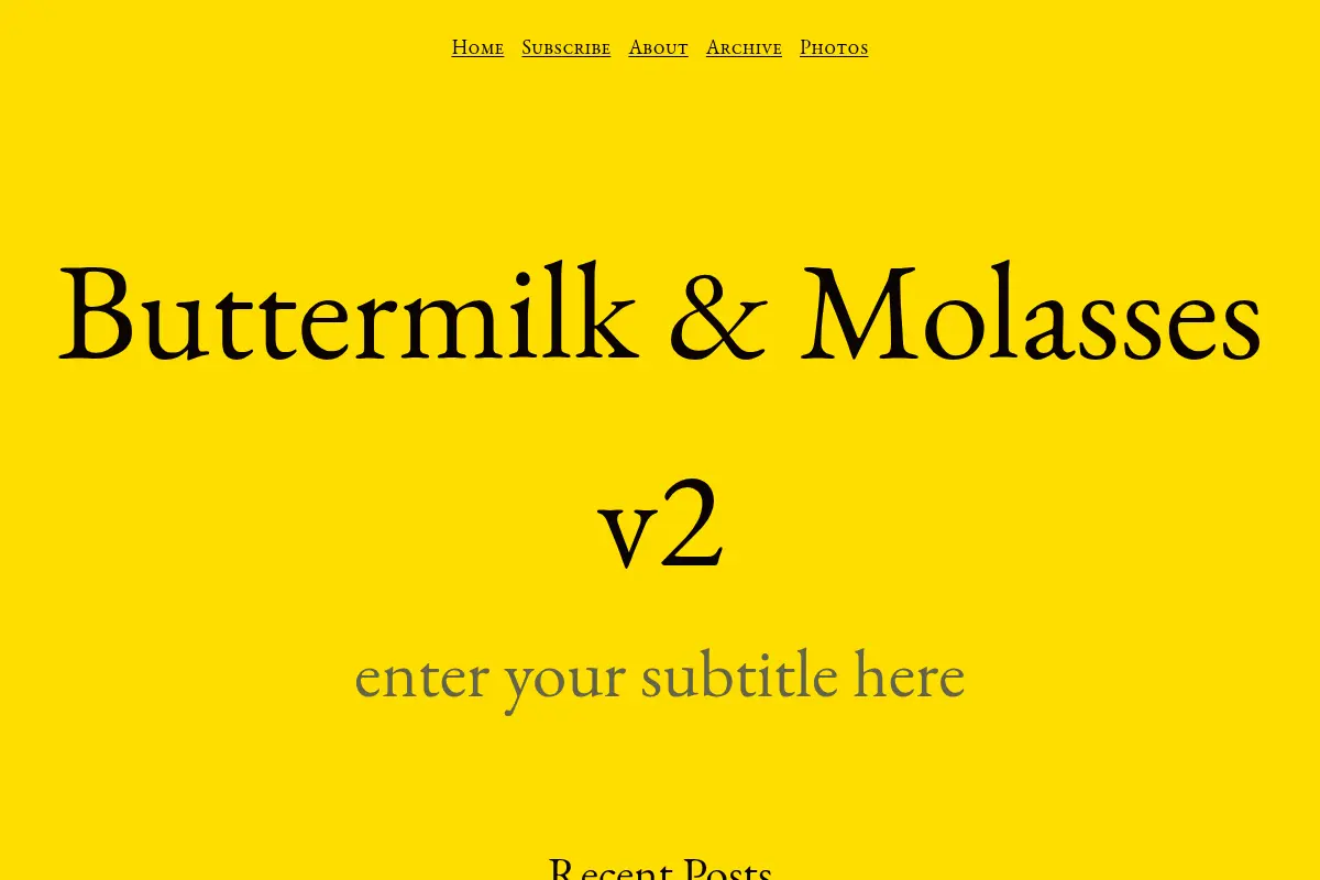 Buttermilk & Molasses v2