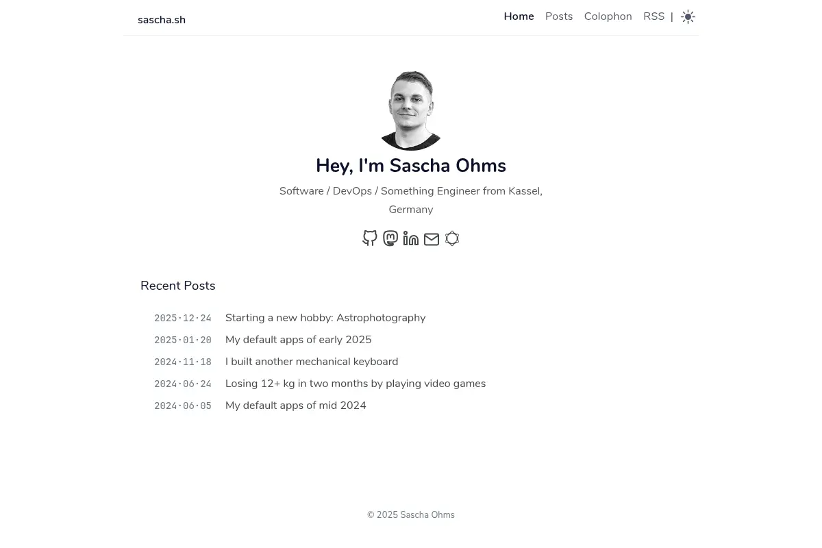 sascha.sh