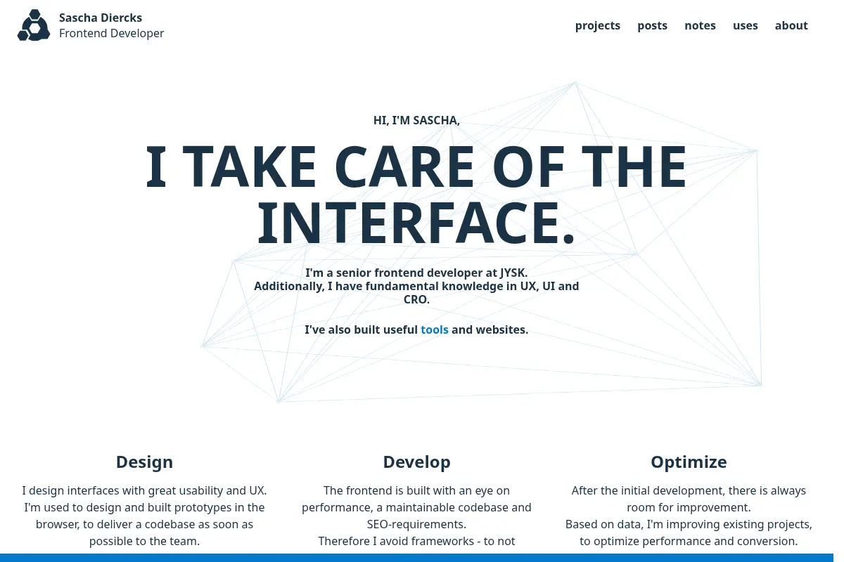 Sascha Diercks - Senior Frontend Developer