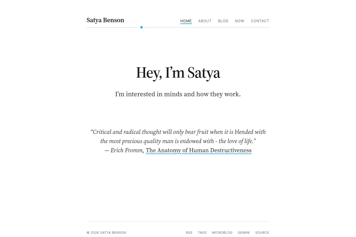 Satya Benson