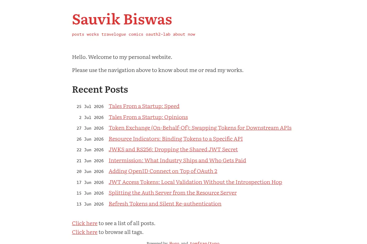 Sauvik Biswas