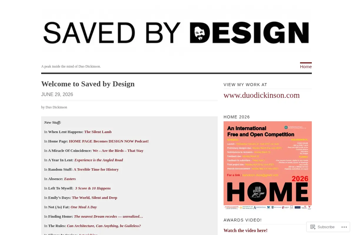 Saved By Design