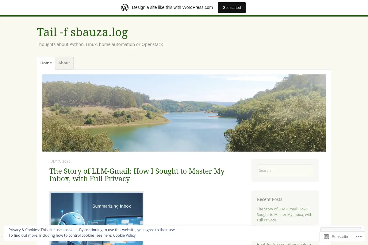 Tail -f sbauza.log – Thoughts about Python, Linux, home automation or Openstack