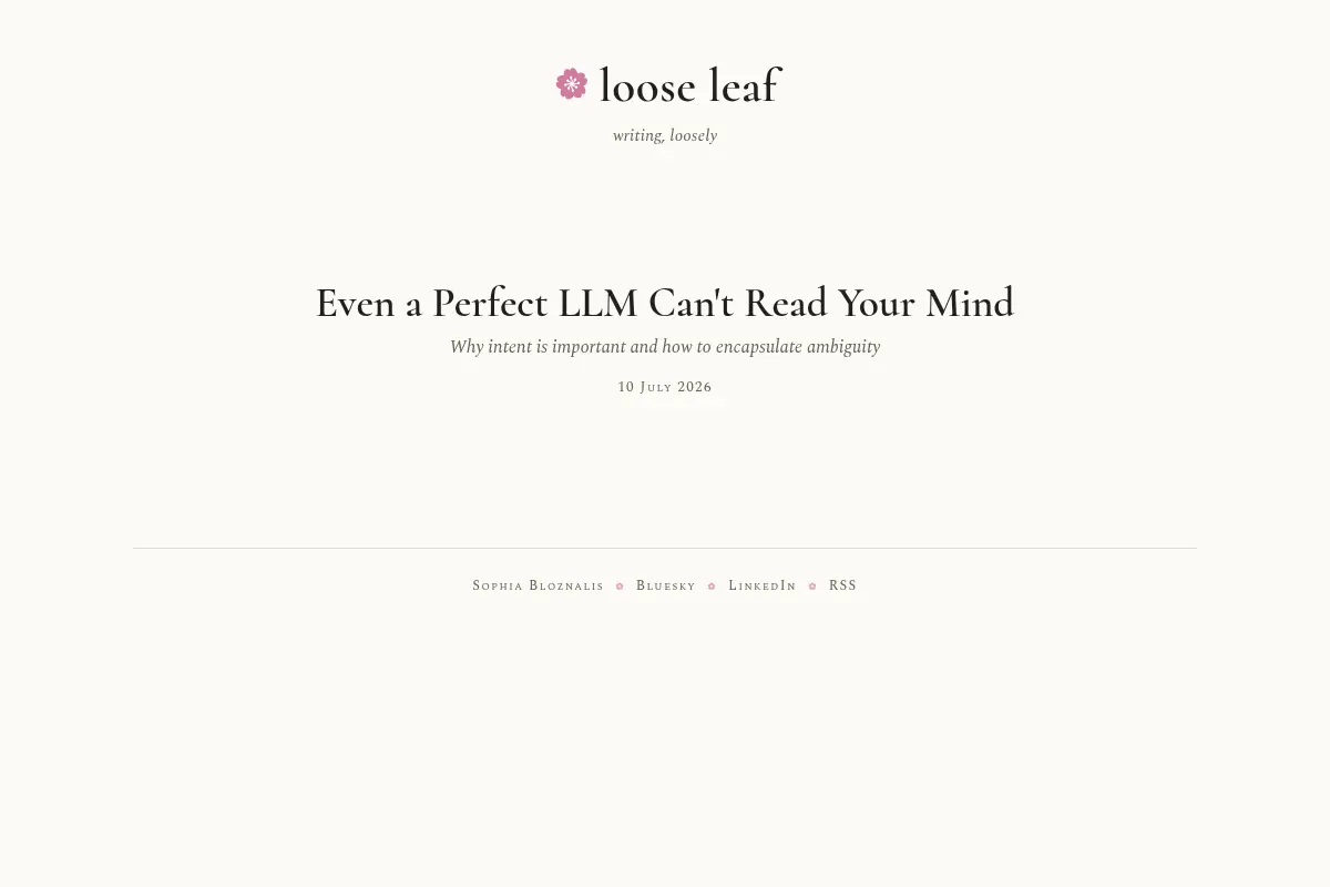 loose leaf