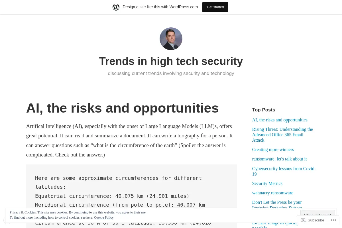 Trends in high tech security – discussing current trends involving security and technology