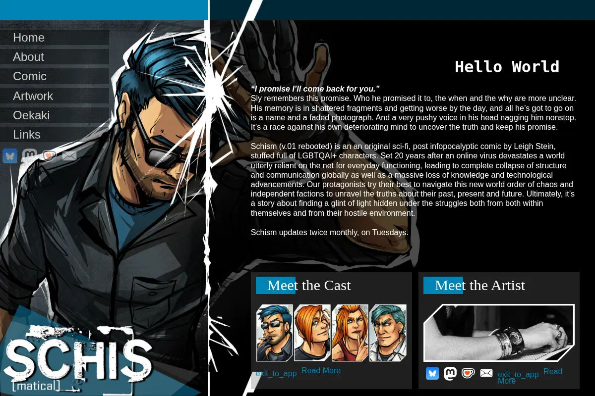 Schism - A Scifi Webcomic
