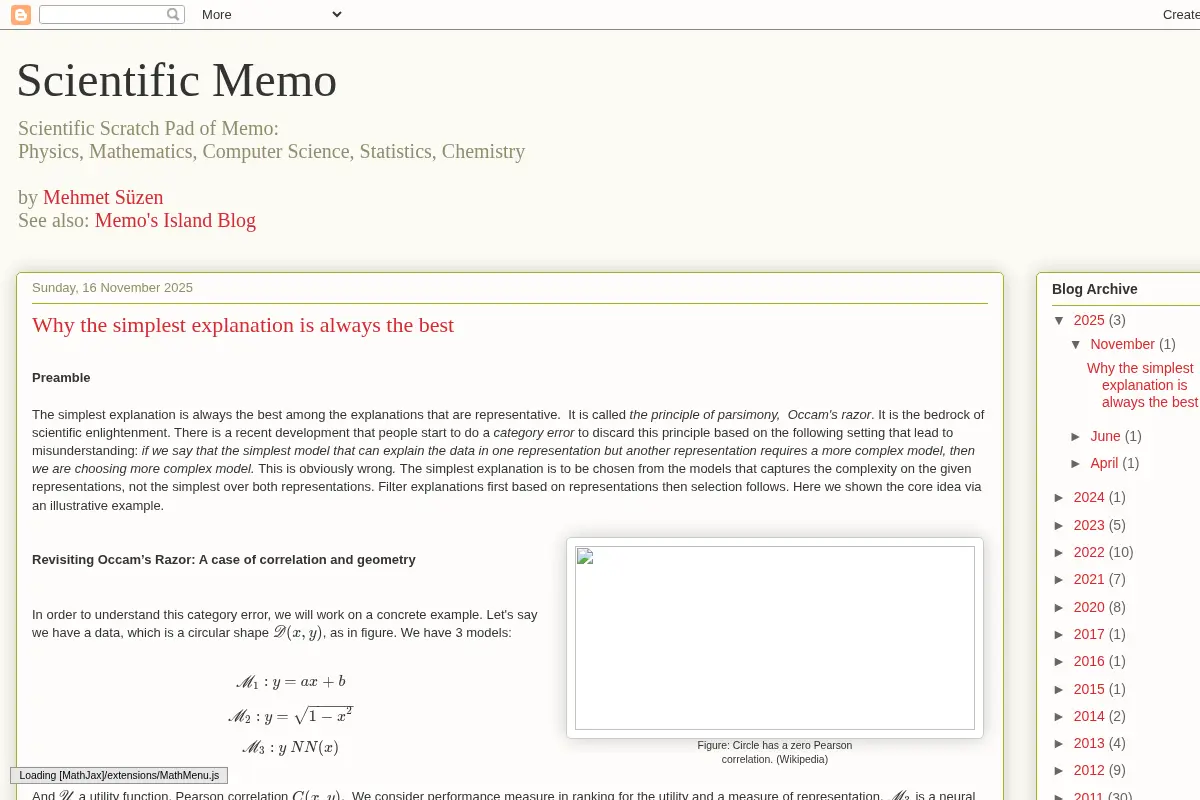 Scientific Memo