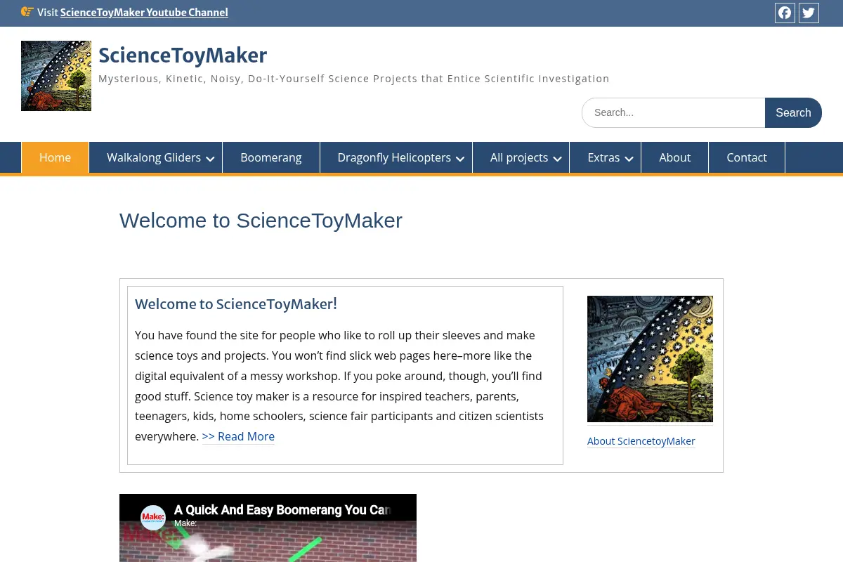 ScienceToyMaker – Mysterious, Kinetic, Noisy, Do-It-Yourself Science Projects that Entice Scientific Investigation