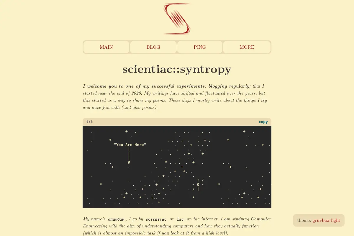 scientiac::syntropy