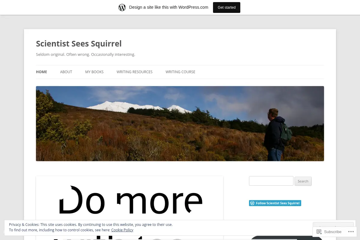 Scientist Sees Squirrel
