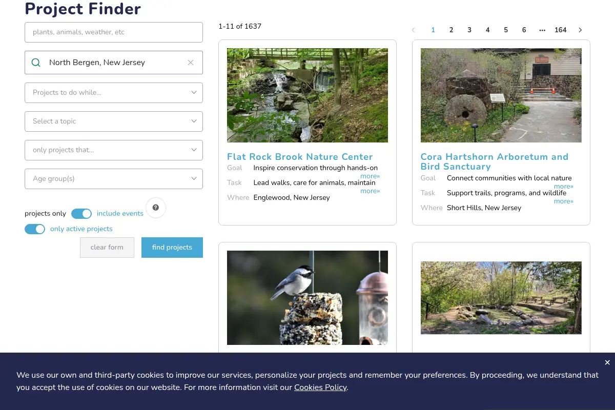SciStarter Project Finder