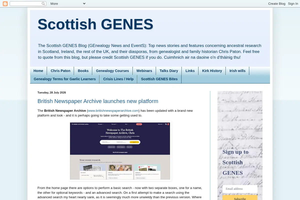 Scottish GENES