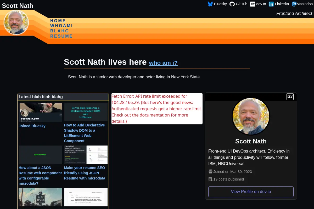 Scott Nath, Frontend Architect