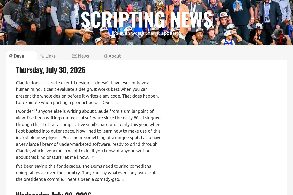 Scripting News