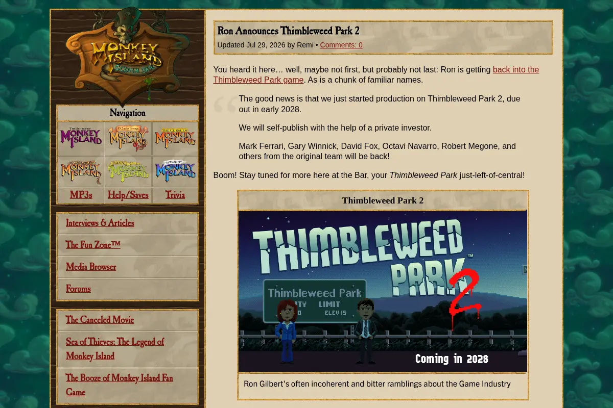 The Monkey Island SCUMM Bar