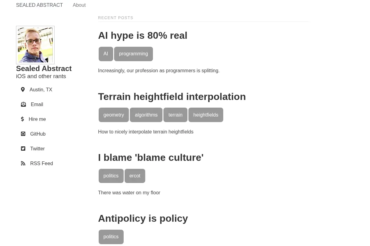 Sealed Abstract – iOS and other rants