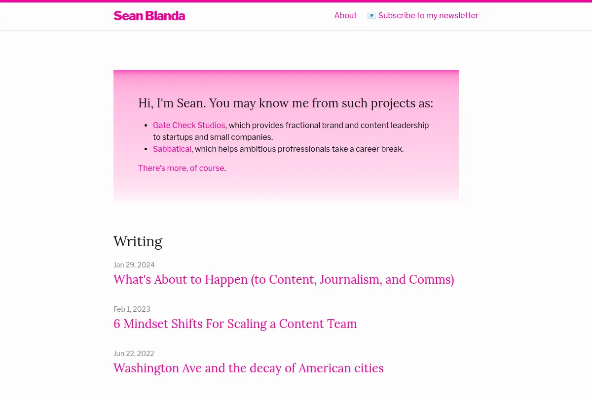 Sean Blanda