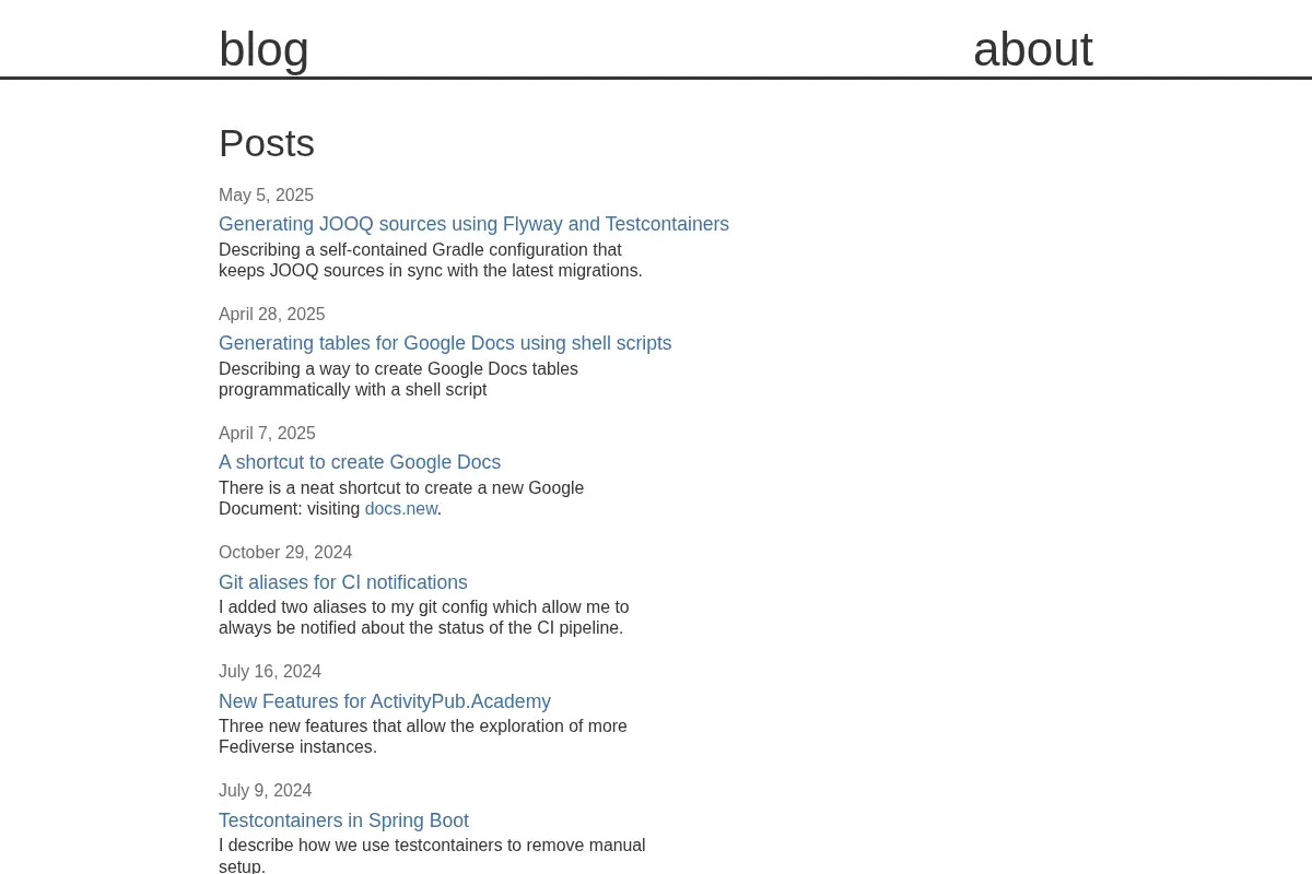 Sebastian Jambor's blog