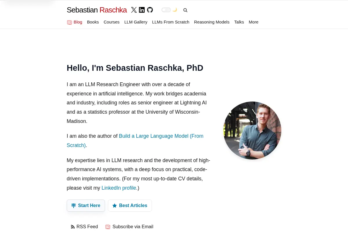 Sebastian Raschka, LLM Research Engineer