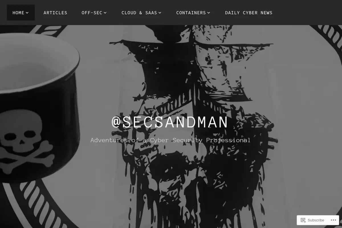 @secSandman – Adventures of a Cyber Security Professional