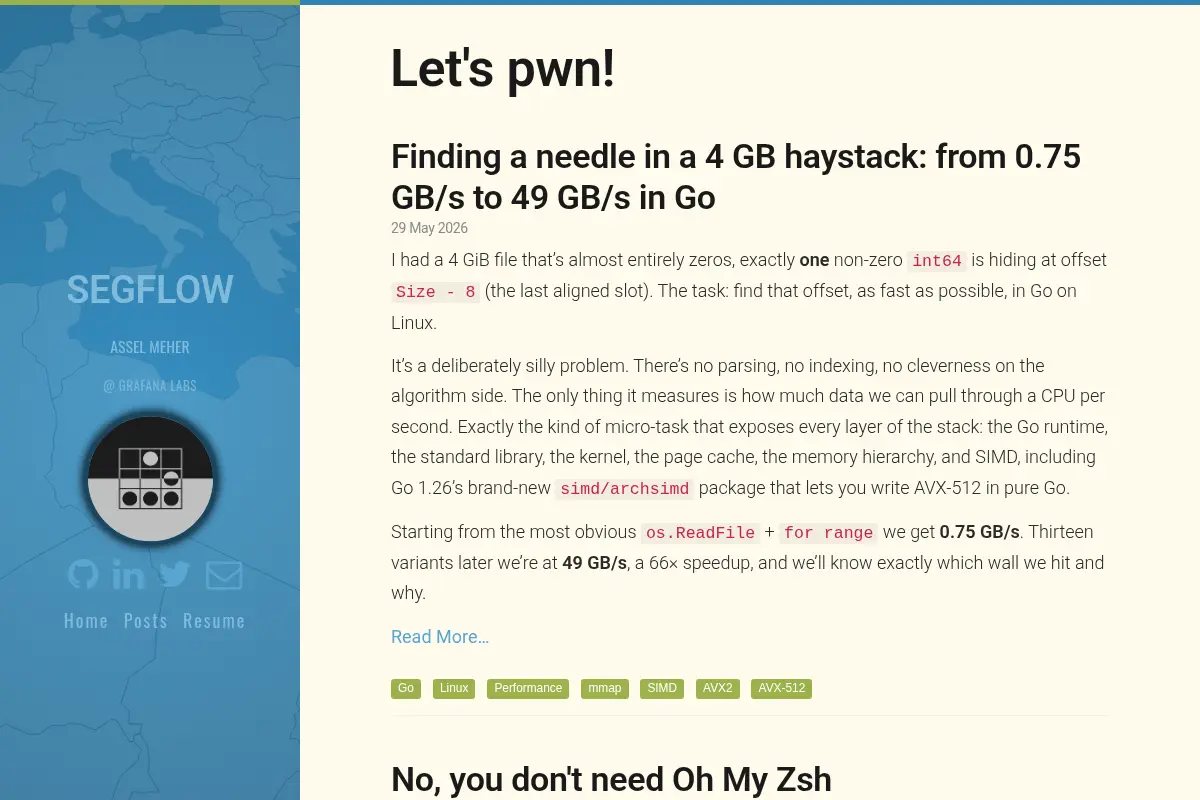 Let's pwn! · Segflow