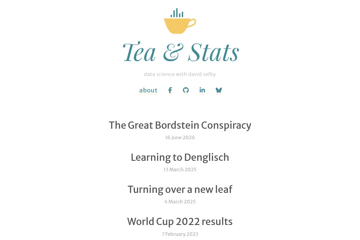 Tea & Stats
