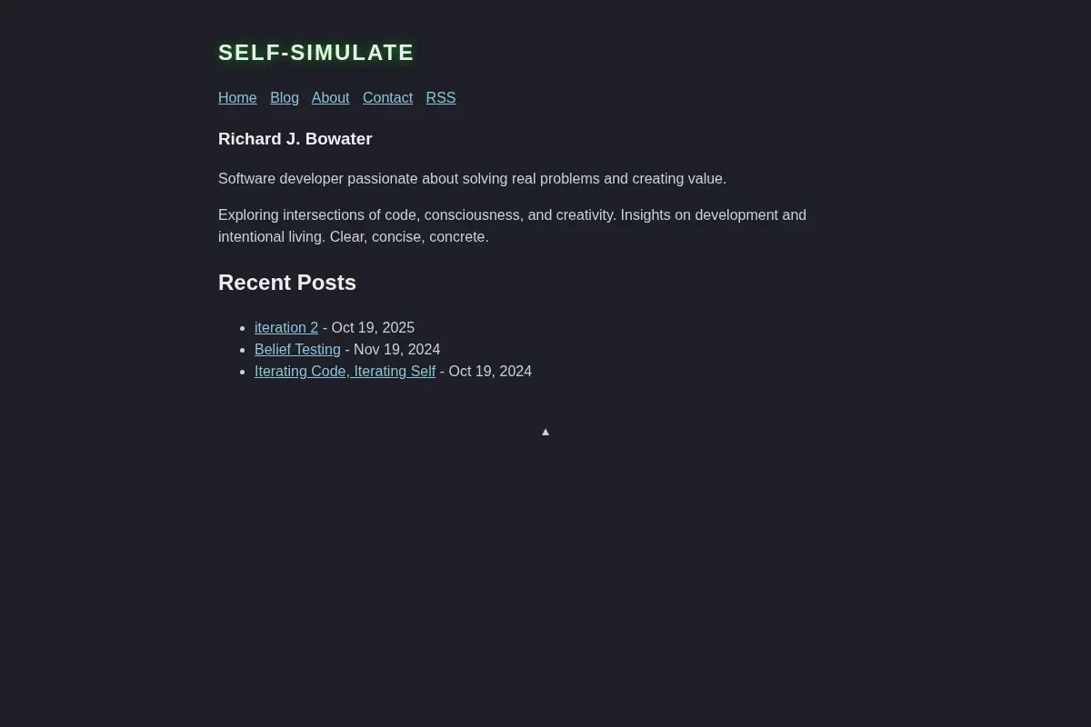 Self-Simulate