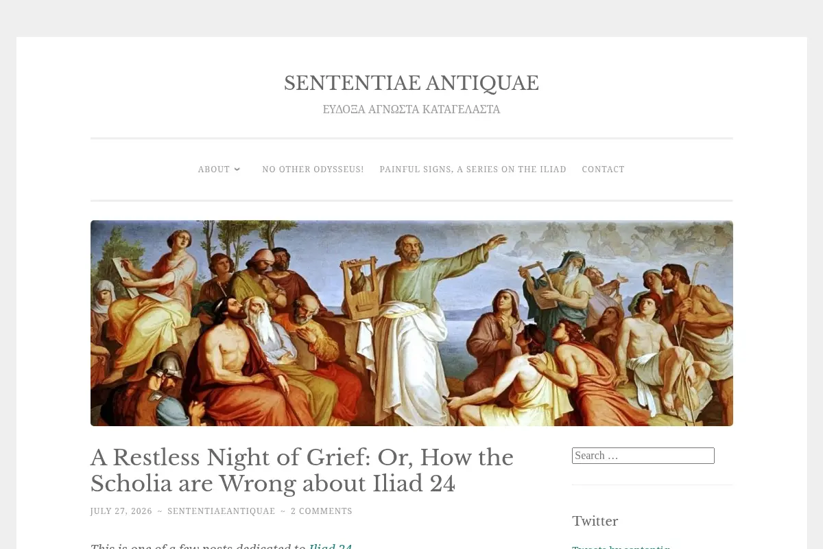 SENTENTIAE ANTIQUAE